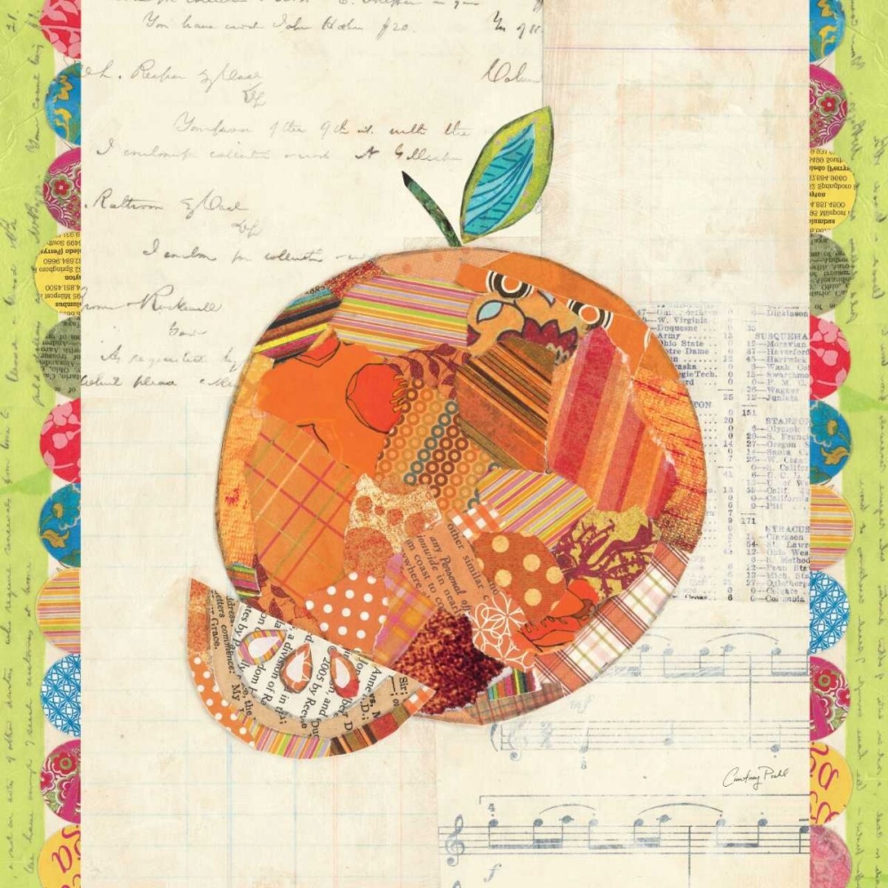 Fruit Collage IV - Orange Poster Print by Courtney Prahl - Item # VARPDX11234